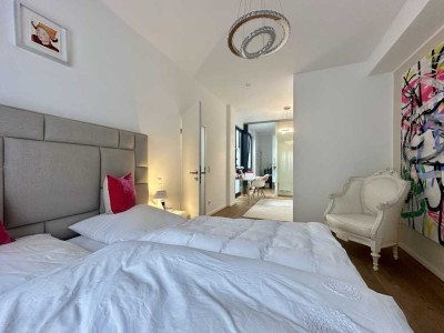 *Modernes Loft in Düsseldorf mit zwei Terrassen und Parkplatz – Zentral gelegen*