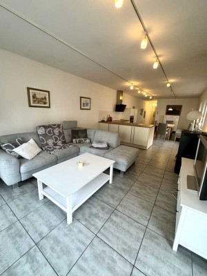 Möblierte, barrierearme Erdgeschosswohnung im Ortskern von Gruol