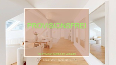 PROVISIONSFREI--Bezaubernde Dachgeschosswohnung | Erstbezug nach Sanierung | Klimaanlage | Terrasse | Lift