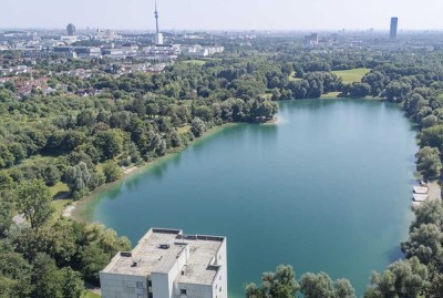 Sanierter Wohntraum: Panorama über See,  Stadt und Alpen im 8.OG