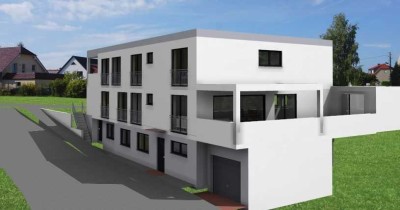 Stilvoller Neubau! Großzügige 5-Zimmer EG-Wohnung mit Terrasse und Blick ins Tal in Buhlbronn