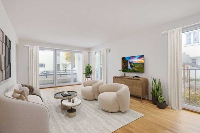 Perfekt geschnittene 2-Zimmer-Wohnung im "Brennerpark" - sofort bezieh- oder vermietbar!