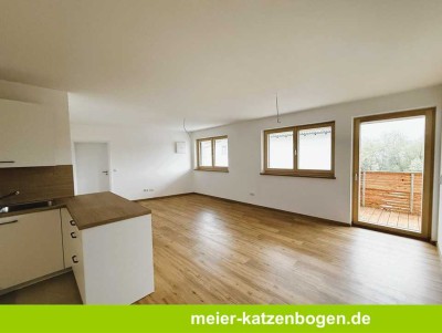 NEUBAU! 3-Zimmerwohnung mit Küche, Carport und traumhaften Außenbereich in Großmehring