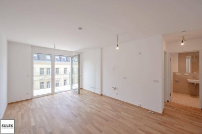 Erstbezug! Perfekt geschnittene 2 Zimmer Wohnung mit Balkon & top Anbindung (U4, U6, uvm.)