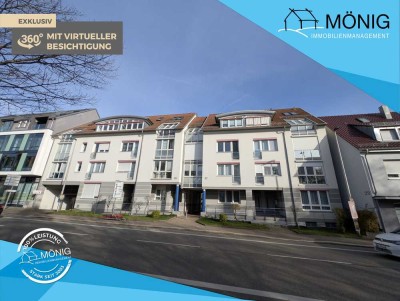 2-Zimmer-DG-Wohnung mit Dachloggia und PKW-Stellplatz zentral und doch ruhig in Sindelfingen gelegen