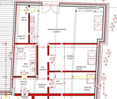 Stilvolle 3-Zimmer-Wohnung mit Balkon in KfW 70EE-Haus am Stadtpark – Neustadt am Rübenberge