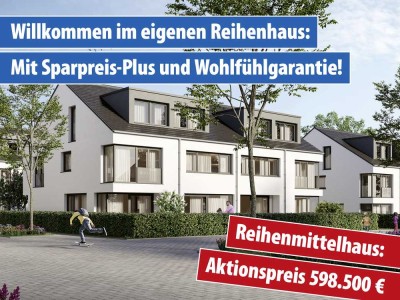 Modernes Reihenhaus auf 3 Etagen + Keller + Gartenterrasse in ruhiger, grüner Lage nahe Stuttgart