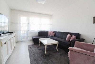 Wohnen mit Grün: 3-Zi.-Whg. mit Balkon in Rheinnähe