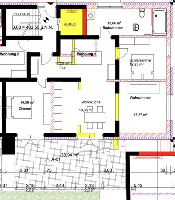 Exklusive 3-Zimmer-Erdgeschosswohnung mit gehobener Innenausstattung mit Einbauküche in Oberaudorf