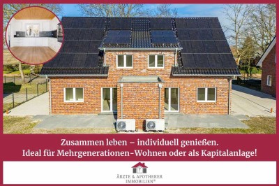 Zusammen leben – individuell genießen.
Ideal für Mehrgenerationen-Wohnen oder als Kapitalanlage!