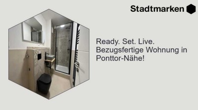 Bring only your suitcase - Einzug in eine sanierte und vollmöblierte Wohnung