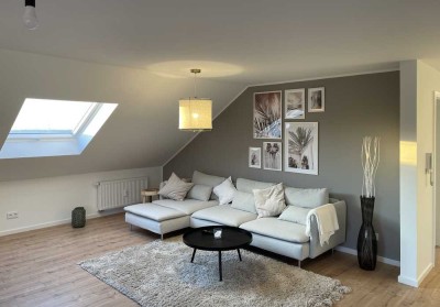 Wunderschöne, grosszügig geschnitte, kernsarnierte 3 Zimmer Wohnung mit traumhaften Blick nach Ffm