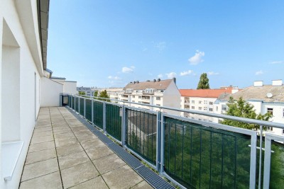 TERRASSEN-HIT - 5 Jahre befristet - 2 Zimmer - ca. 62m² gew. NFL - Einbauküche - 5. Liftstock - Ruhelage - OPEN HOUSE am Freitag 03.10.