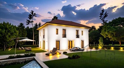 große Stadtvilla mit sehr guter Qualität in Langensendelbach