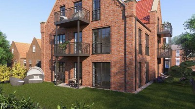 Traumhafte Erdgeschosswohnung auf Juist mit Terrasse u. Garten in direkter Strandnähe