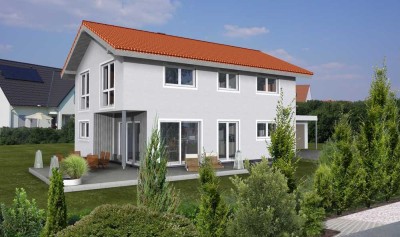 Null-Energie-Einfamilienhaus - Grundstück direkt in Kranzberg - Wohnfläche erweiterbar