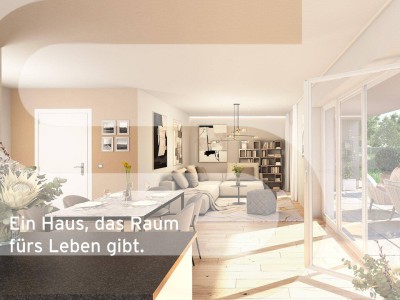 Leben am Eibenweg, Zuhause mit Panorama | Doppelhaushälfte in Thurnharting | DH7