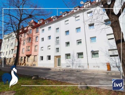 Urban Chic! Frisch renovierte 3-Zimmer-Wohnung mit Loggia und EBK im modernisierten Haus in S-Ost