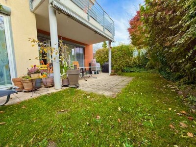 Schöne 4-Zimmer-Terrassenwohnung mit Garten, EBK und TG-Stellplatz in ruhiger Lage von Zirndorf