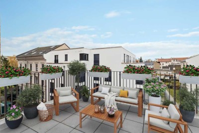 Erstbezug nach Sanierung! Attraktive 2 Zimmer-Wohnung mit EBK und Terrasse!