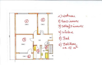 Schöne 3-Zimmer Wohnung mit Balkon zum 01.11.25 zu vermieten!
