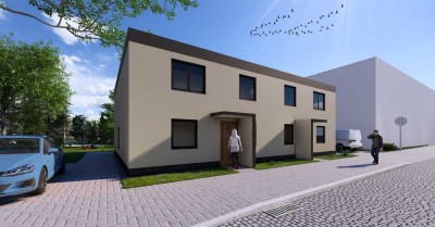 Moderne Doppelhaushälfte im Erstbezug
