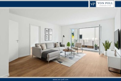 Neue, lichtdurchflutete 2-Zimmer-Wohnung im Hochparterre!