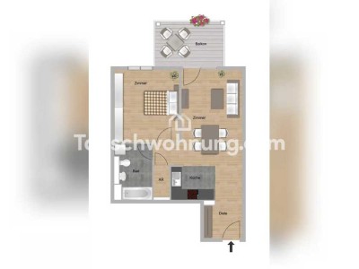 Tauschwohnung: Neubauwohnung in Bockenheim zum Tausch für eine kleinere!