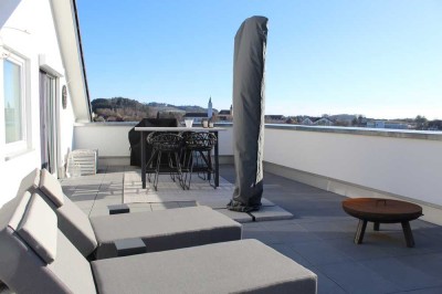 3,5 Zimmer Wohnung mit 65qm Dachterrasse