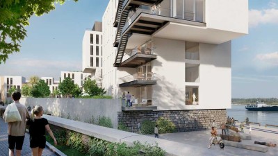 WE A3.8 -Rheinblick-Wohnung in architektonisch anspruchsvoller Wohnanlage!