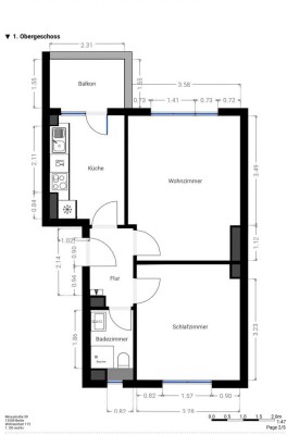 • 2-Zimmer-Wohnung mit Balkon & EBK in Borsigwalde