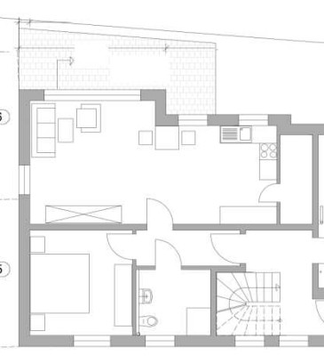 Moderne 2-Zimmer-Terassenwohnung in Energieeffizienzhaus (KfW55EE) in Sankt Johann - Würtingen