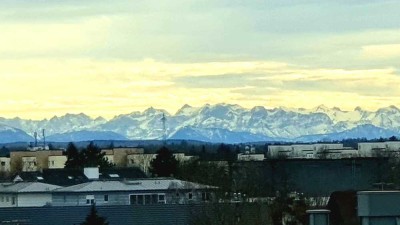 5-Zimmer-Penthouse-Wohnung mit eigenem Dachgarten und Alpenblick!