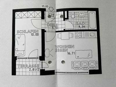 1,5 Zimmer Garten-Wohnung in Göggingen im Butzpark zu vermieten
