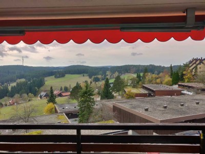 Helles, möbliertes Appartment mit Weitblick und Pool im Terrassenpark Schonach