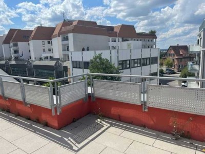 Penthouse-Wohnung mitten in Böblingen mit großer Terrasse