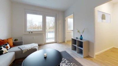 Für Singles - Kleine 2-Raum-Wohnung mit Balkon