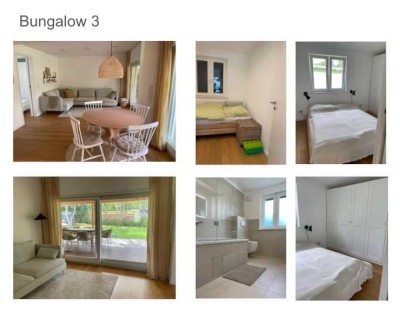 3 Traumhafte See-Bungalows mit Gemeinschaftsgarten 3min zum Wasser, 1h nördlich von Berlin