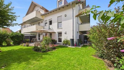 Erdgeschosswohnung mit sonnigem Gartenanteil!