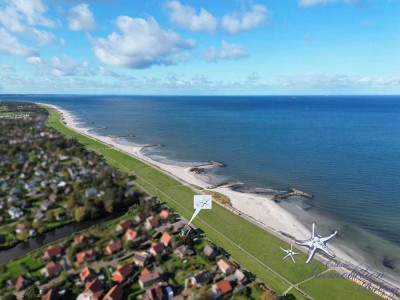 Seltene Gelegenheit! Ostsee-Wochenendhaus in 1. Reihe hinter dem Deich in Brasilien-Schönberg