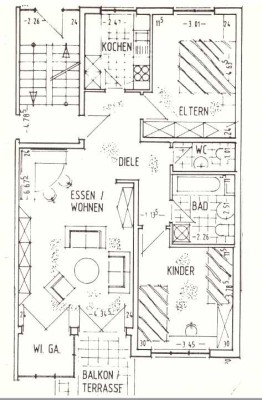 Freundliche 3-Zimmer-Hochparterre-Wohnung mit Terasse in Gottmadingen