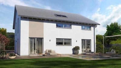 Flexibles Designhaus mit 4 Kinderzimmer im Obergeschoss / Mehr Raum für die Familie