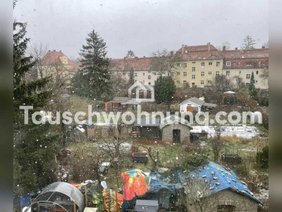 Tauschwohnung: Ruhige Dachgeschosswohnung mit Garten