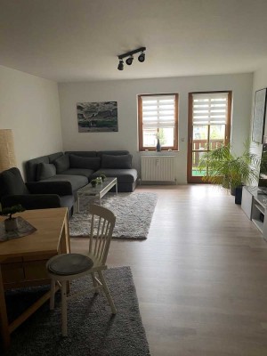 Schicke 2-Zimmer-Maisonette-Wohnung mit gehobener Innenausstattung mit Balkon in Bayreuth