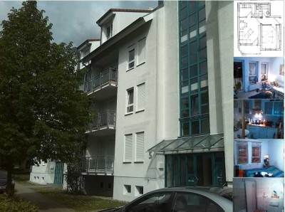 Stilvolle, gepflegte 2-Zimmer-Wohnung mit Balkon in Bruchsal