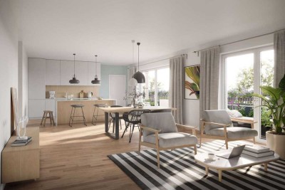 Traumhaftes 4-Zimmer-Penthouse im Neubau mit großer Terrasse * Nähe Orankesee