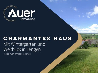 Charmantes Haus in Tengen mit Wintergarten, Balkon und Weitblick - Perfekt für Familien