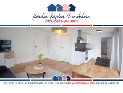 Moderne und möblierte 2,5-Zimmer-Erdgeschosswohnung in Berglen - Neubau von 2022