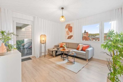 Bezugsfreie Wohnperle: Weinbergblick + Südbalkon in ES-City