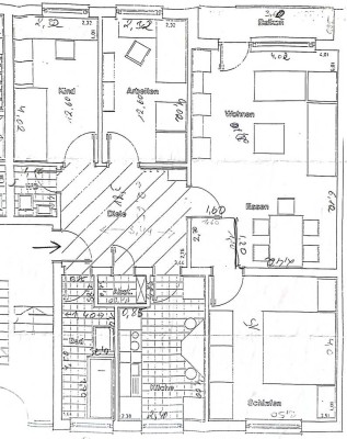 4-Zimmer-Wohnung mit Balkon in Celle-Vorwerk